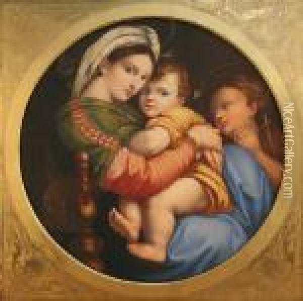 The Urbino Madonna Oil Painting - Raphael (Raffaello Sanzio of Urbino)