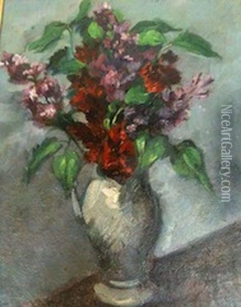 Bouquet De Fleurs Oil Painting - Roger Grillon