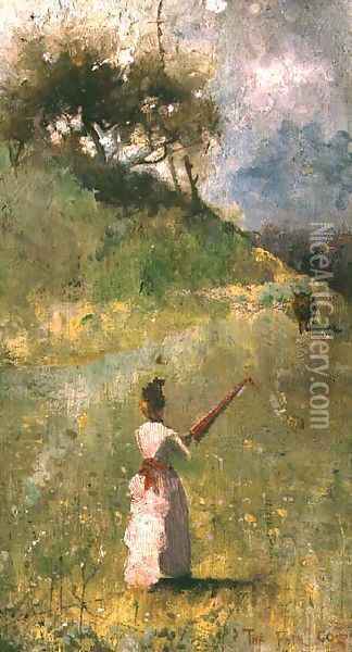 The Fatal Colour Oil Painting - Charles Edward Conder