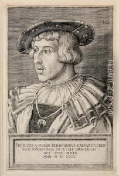 Emperor Ferdinand I Oil Painting - Barthel Beham