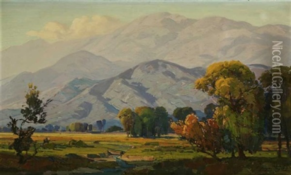 Owens Valley, California Landscape Oil Painting - Fred Grayson Sayre
