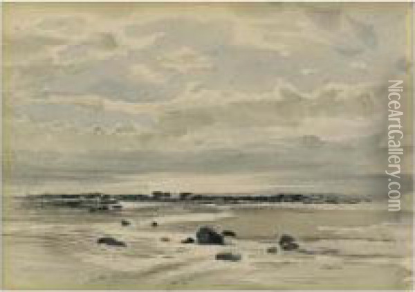 Seascape Oil Painting - John Ruskin