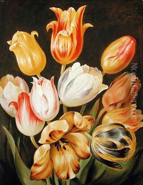 Flower Study 2 Oil Painting - Friedrich Tischbein