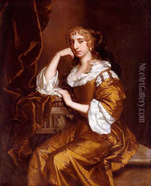 Portrait Of Mrs. Charles Bertie Oil Painting - Sir Peter Lely