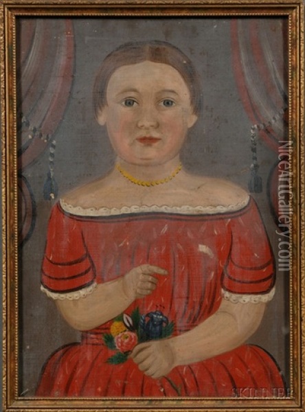 Portrait Of Ardelle Clementine Taylor Oil Painting - William Matthew Prior