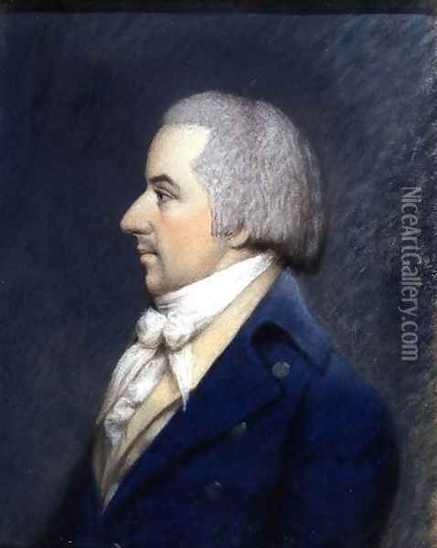 Portrait of Duc de Liancourt 1747-1827 Oil Painting - James Sharples