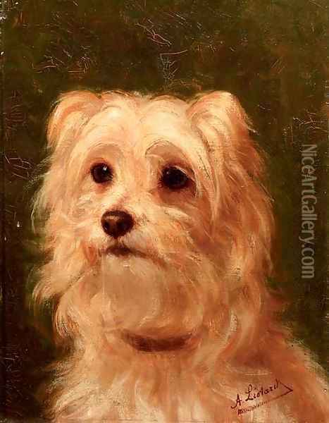 Cairn terrier Oil Painting - Alice Leotard