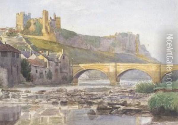 Richmond Castle Oil Painting - James Levin Henry