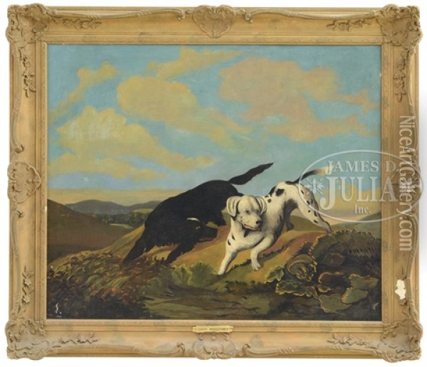 My Hunting Dogs Oil Painting - John Boultbee