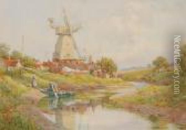 The Old Mill Oil Painting - Ralph William Bardill
