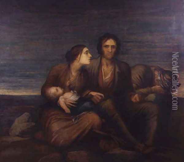 The Irish Famine, 1850 Oil Painting - George Frederick Watts