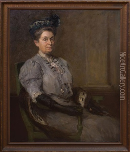 Portrait Of Mrs. Albert Arnold Sprague Oil Painting - Gari Melchers
