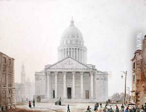 The Pantheon 1820 Oil Painting - Eleonore Linet