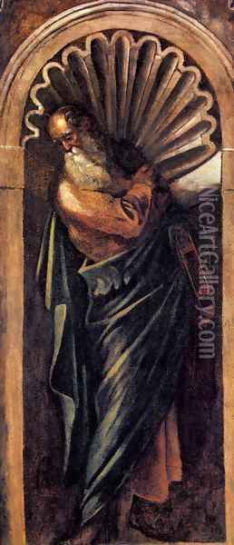 Prophet 3 Oil Painting - Jacopo Tintoretto (Robusti)