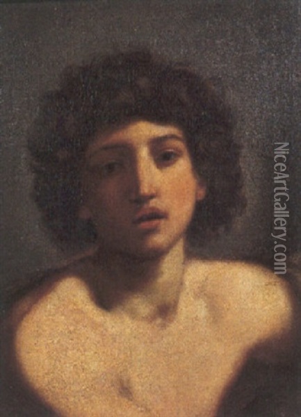 Giovane (san Giovanni Battista) Oil Painting - Benedetto Gennari the Younger