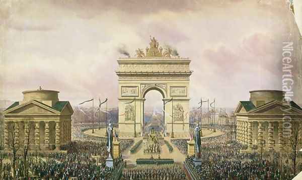 Return of the Ashes of the Emperor to Paris Oil Painting - Theodore Jung