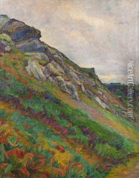 Paysage De La Creuse 
 Huile Sur Toile Oil Painting - Alfred Smith