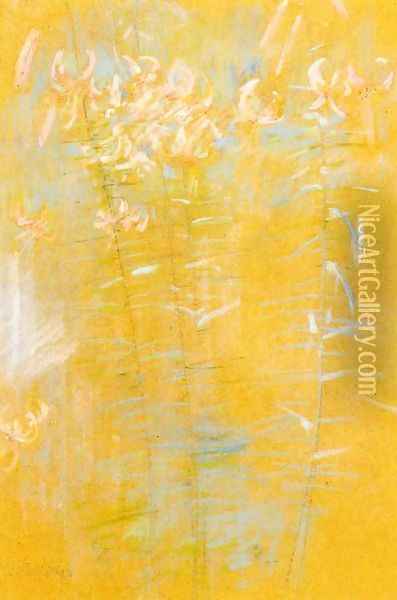 Tiger Lilies2 Oil Painting - John Henry Twachtman