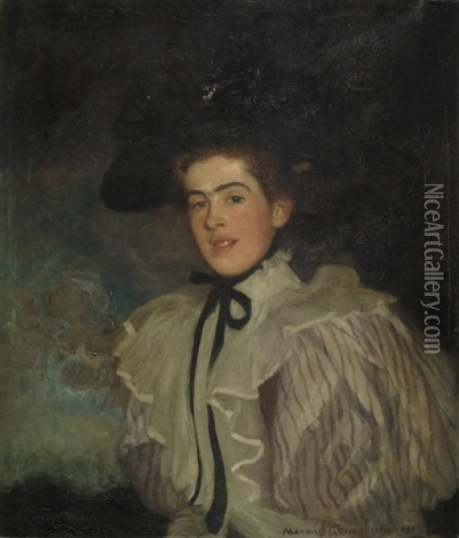 Portrait Of Miss Somers Oil Painting - Maurice Greiffenhagen