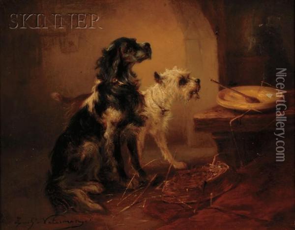 Mealtime Oil Painting - Zacharias Noterman