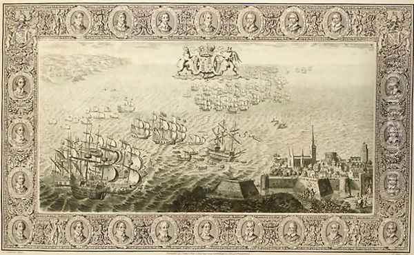 Armada, 1739 Oil Painting - John Pine