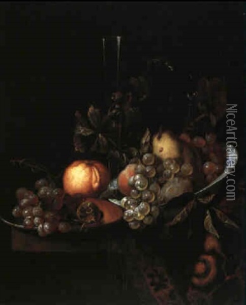 Fruchtestuck Oil Painting - Barent (v. d. Meer) Vermeer