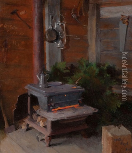 Camp On Mount Washington Oil Painting - Marion Boyd Allen