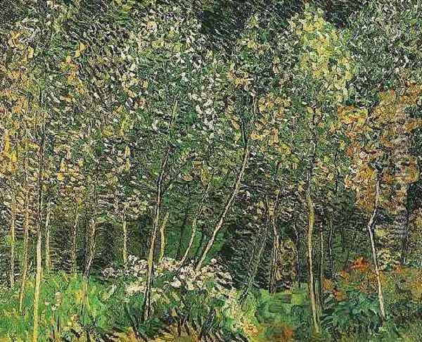 The Grove Oil Painting - Vincent Van Gogh
