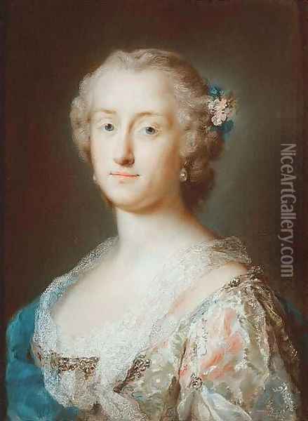 Countess Miari Oil Painting - Rosalba Carriera