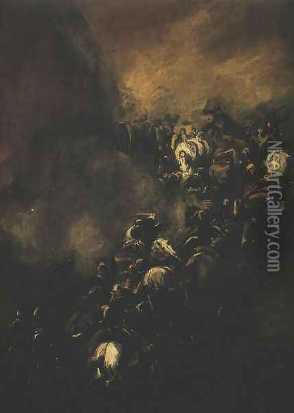 Battle of Somosierra Oil Painting - Piotr Michalowski