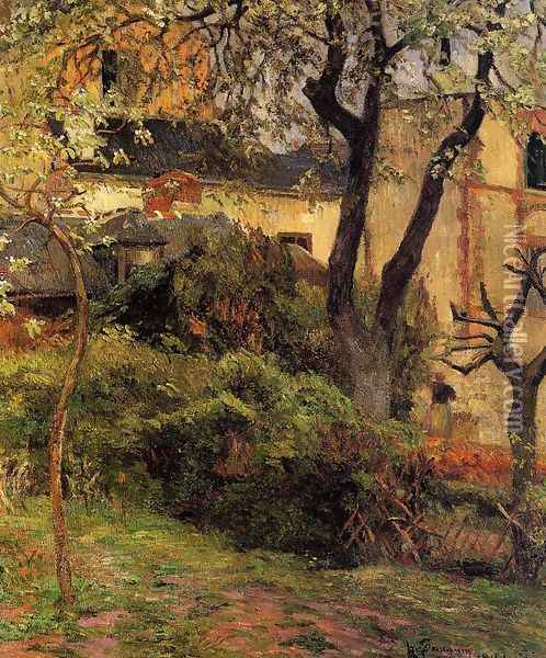 Rouen Spring Oil Painting - Paul Gauguin