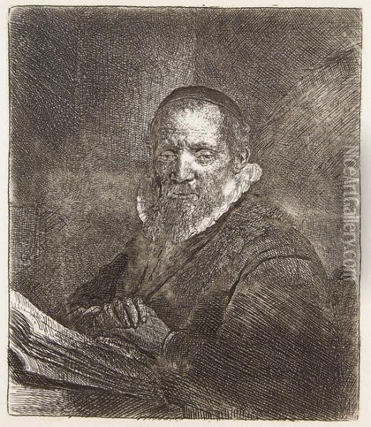 Jan Cornelis Sylvius, Prediger Oil Painting - Rembrandt Van Rijn