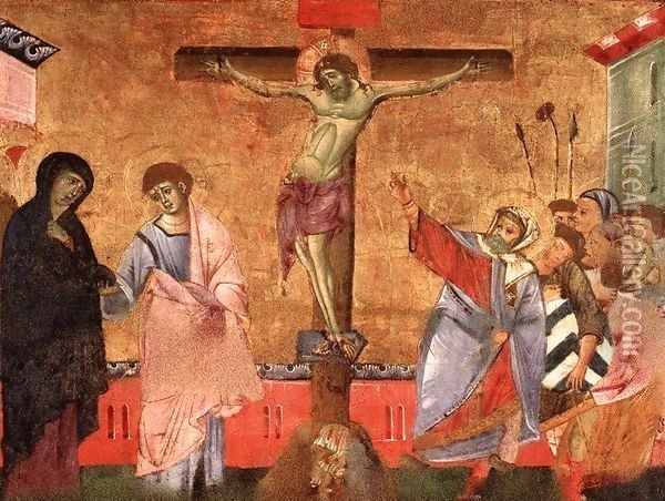 Crucifixion 2 Oil Painting - Guido Da Siena