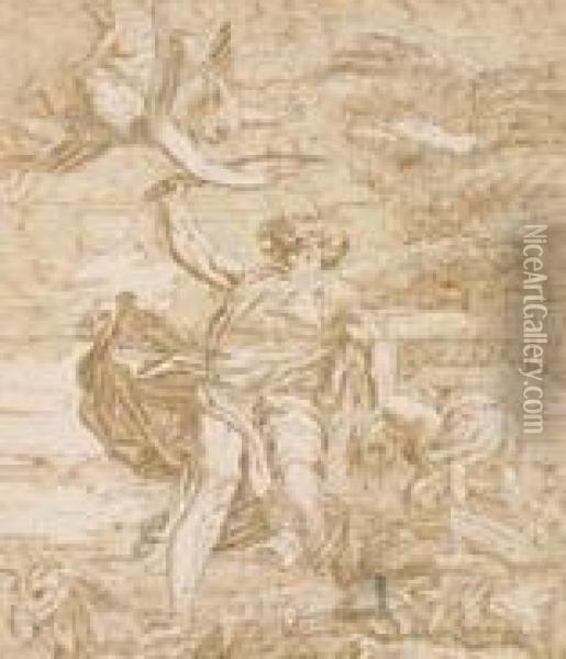 Il Sacrificio Di Isacco Oil Painting - Orazio Gentileschi