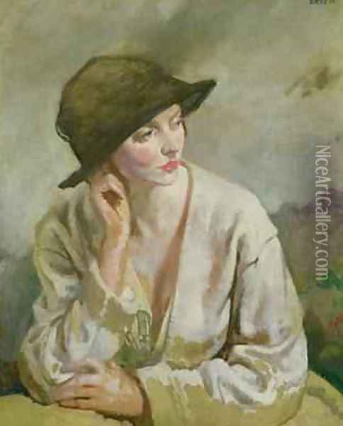 Portrait of Miss Sinclair Oil Painting - Sir William Newenham Montague Orpen