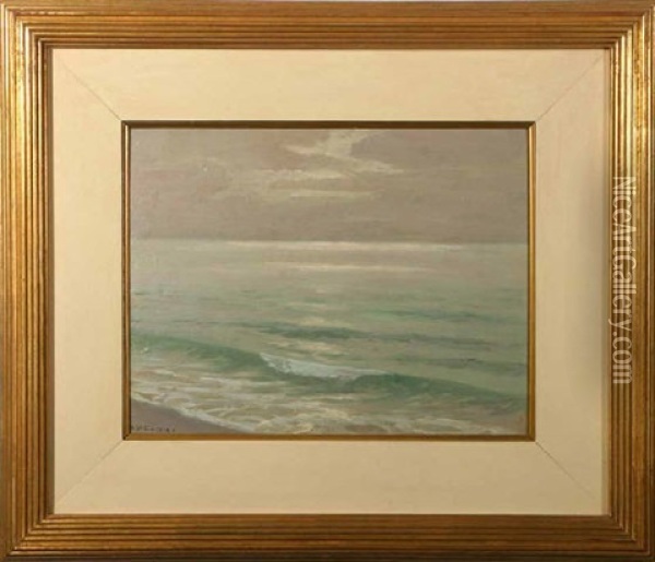 The Silvery Sea Oil Painting - Frank William Cuprien