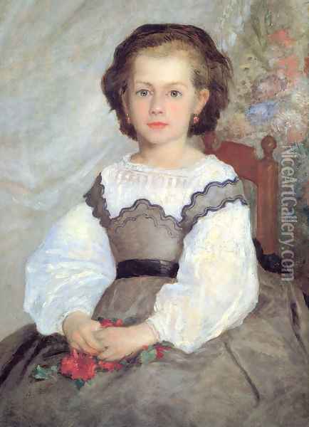 Romaine Lascaux Oil Painting - Pierre Auguste Renoir