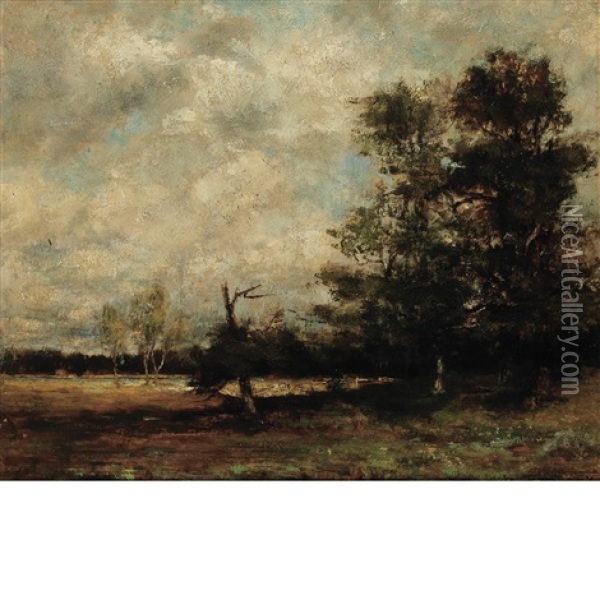 Wooded Landscape Oil Painting - Robert Ward Van Boskerck