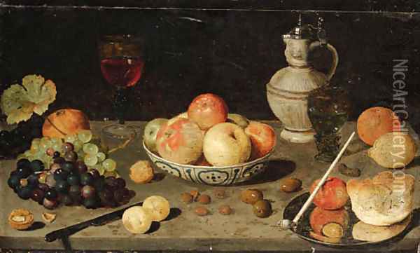Still life Oil Painting - Floris Claesz. van Dyck
