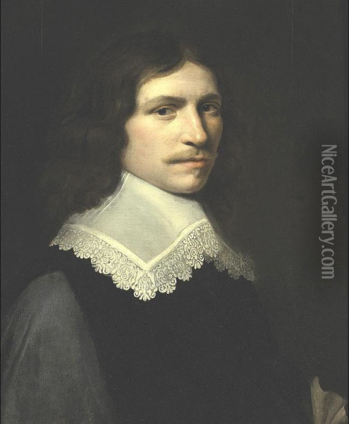 Portrait Of A Gentleman Oil Painting - Jacob Willemsz II Delff