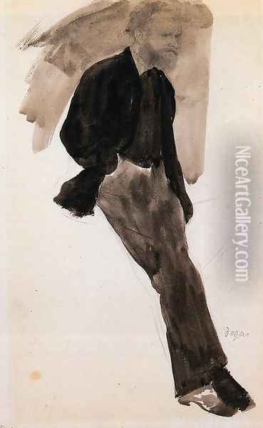 Edouard Manet Standing Oil Painting - Edgar Degas