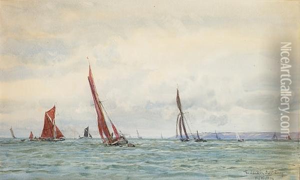 The Jenkin Swatchway Oil Painting - William Lionel Wyllie