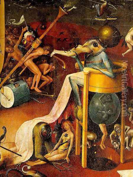 Garden of Earthly Delights [detail] 2 Oil Painting - Hieronymous Bosch