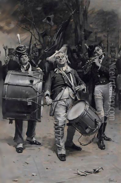 American Revolutionaries Oil Painting - Edward Percy Moran
