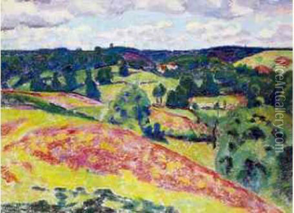 Paysage Oil Painting - Armand Guillaumin