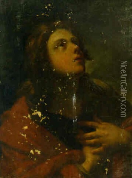 Saint John The Evangelist Oil Painting - Anton Raphael Mengs