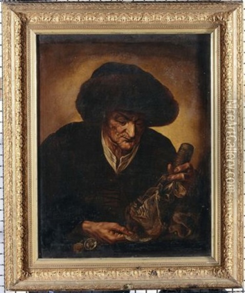 Figura Di Vecchio Oil Painting - Pietro Bellotti