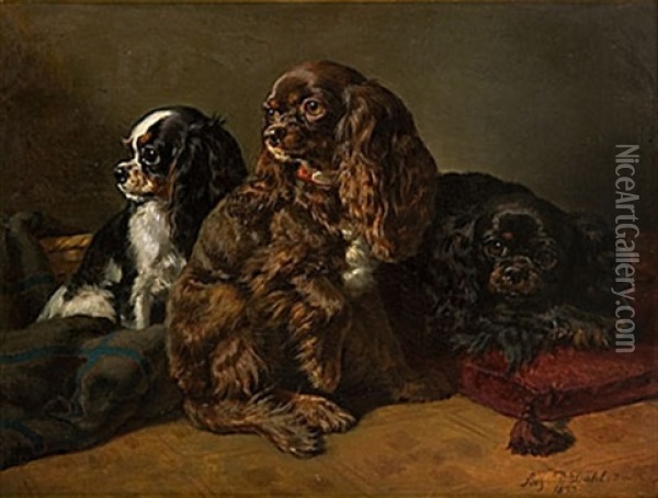 Tre Vanner Oil Painting - Siegwald Johannes Dahl