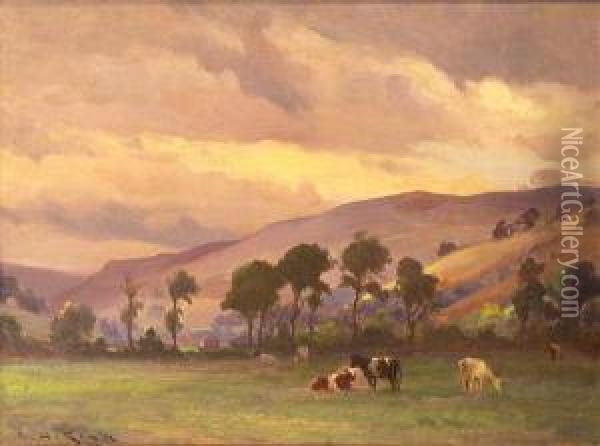 The Yorkshiredales Oil Painting - Ernest Higgins Rigg