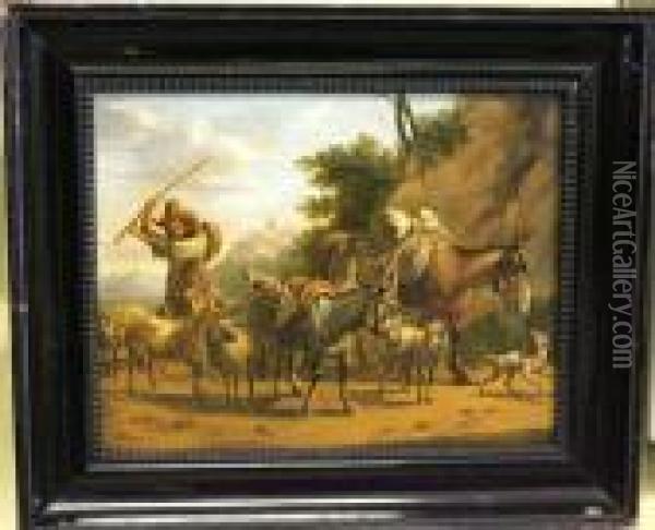 The Drover Oil Painting - Nicolaes Berchem